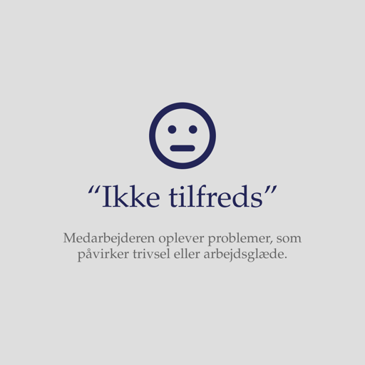 Smiley Ikketilfreds